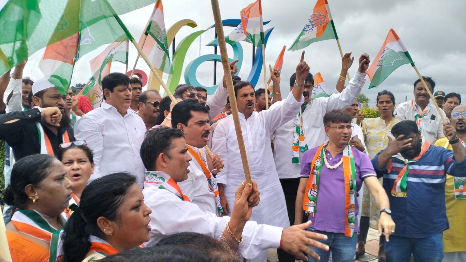 Gujarat court verdict: Maha Congress stage protests, slams BJP ‘vendetta’ against Rahul Gandhi