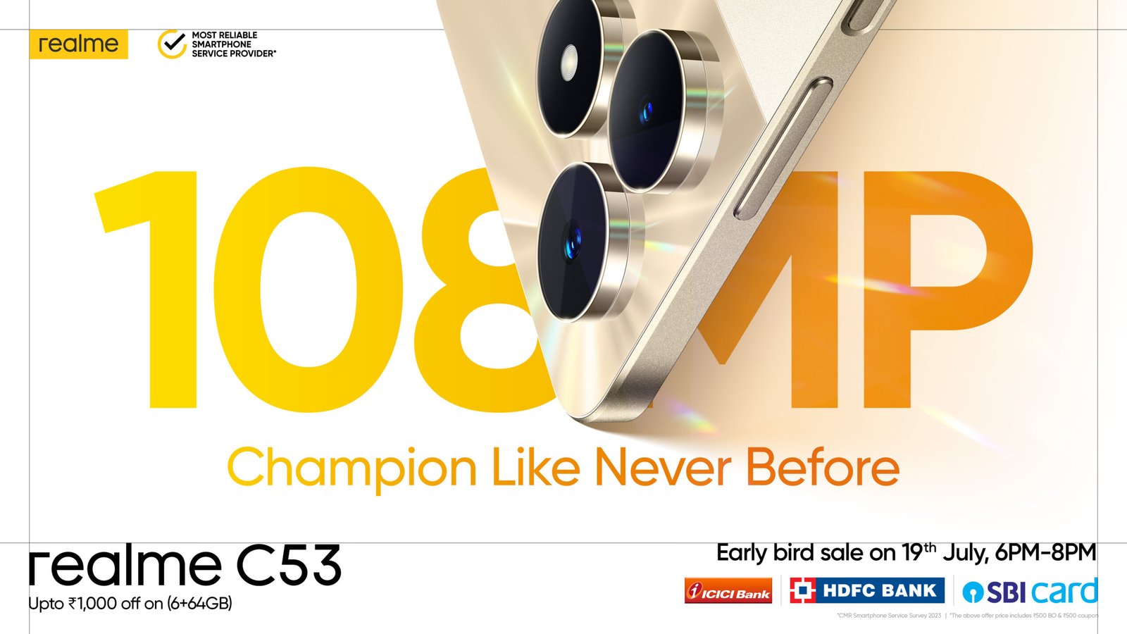 realme announces ‘Early Bird Sale’ for realme C53 on July 19
