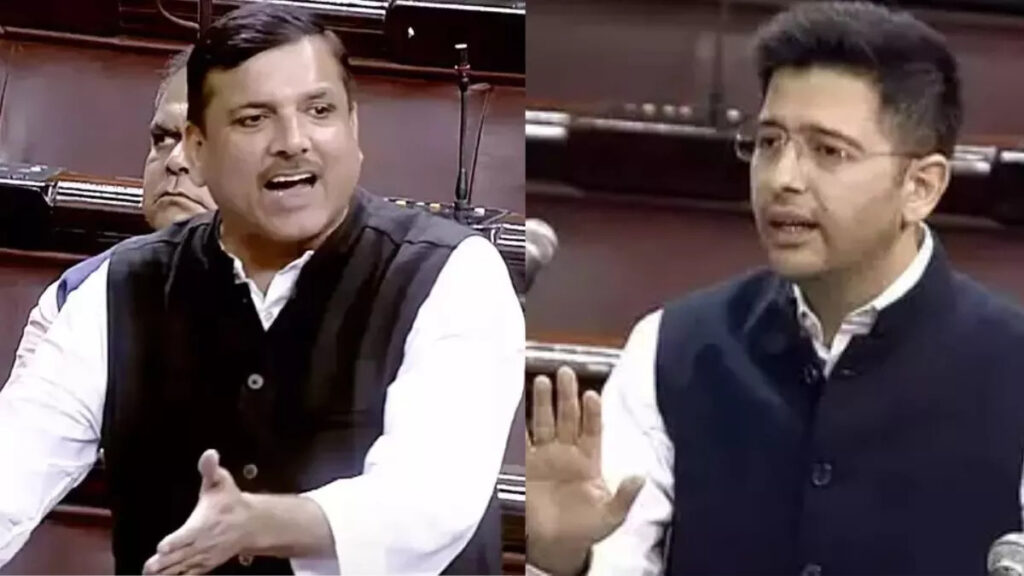 Parliament Monsoon Session: AAP MP Raghav Chadha Suspended, Sanjay Singh’s Suspension Extended. Parliament Monsoon Session: AAP MP Raghav Chadha Suspended, Sanjay Singh’s Suspension Extended.