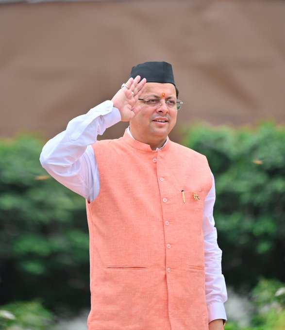 Independence Day 2023: Uttarakhand CM Pushkar Singh Dhami Raises National Flag at Parade Ground in Dehradun