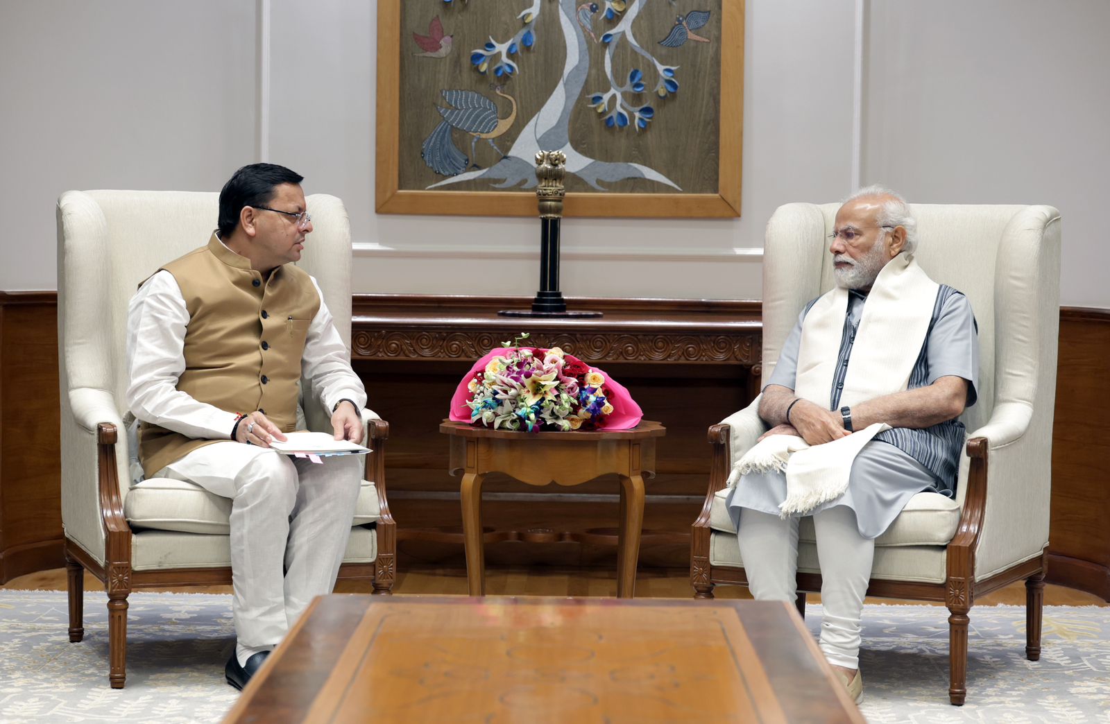 U’khand CM Dhami calls on PM, discusses state issues