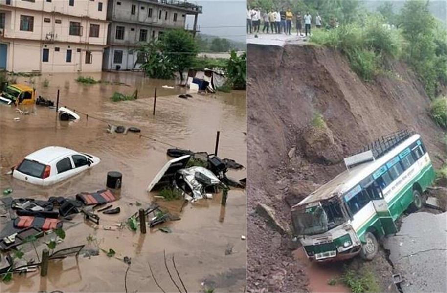 Devastation in Himachal, damage to 7935 houses, all schools and colleges closed