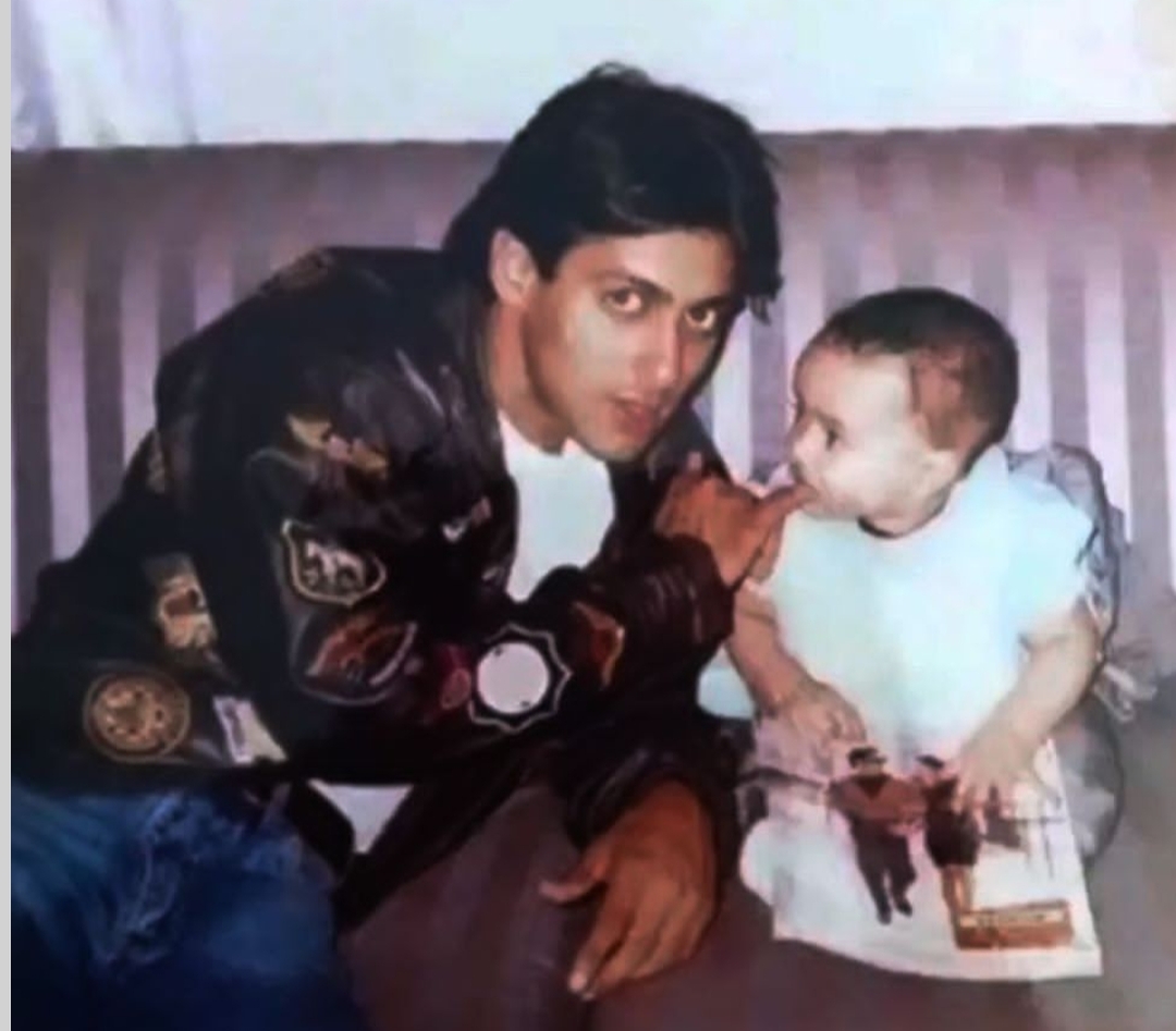 Salman shares adorable throwback picture of sister Arpita nibbling on his finger