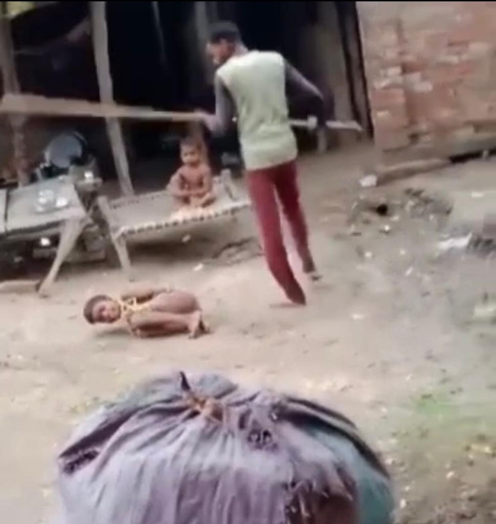 Father Gives Taliban-Like Punishment to Innocent Son for Mischievous Behavior in Uttar Pradesh