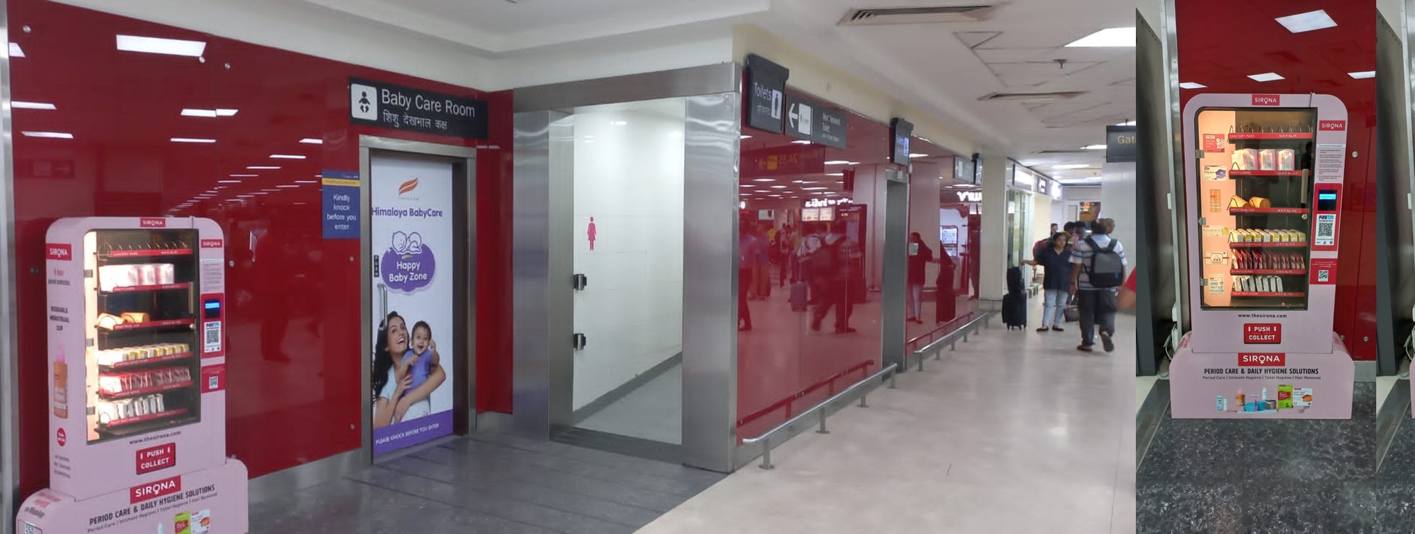 DIAL installs 12 multi-product feminine hygiene vending machines at IGI