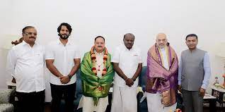 The Janata Dal (Secular) (JD(S)) has officially joined the BJP-led National Democratic Alliance (NDA)