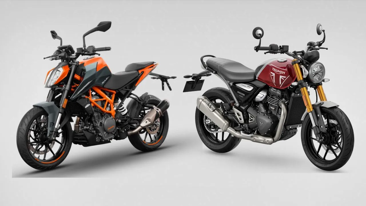 “2024 KTM 390 Duke vs. Triumph Speed 400: Specs, Features, Price Comparison”