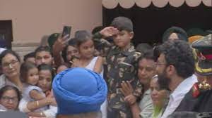 A Heartfelt Farewell: 6-Year-Old Son Pays Tribute to Col. Manpreet Singh