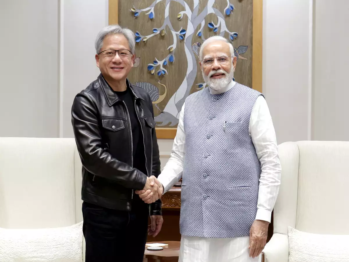 Indian Prime Minister Narendra Modi had a productive meeting with Nvidia CEO Jensen Huang,