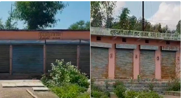 Satna: Government Had Spent 6 Crores on ‘Haats’ for Panchayats, Now They’re Facing Scrutiny. Satna: Government Had Spent 6 Crores on ‘Haats’ for Panchayats, Now They’re Facing Scrutiny.