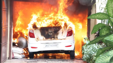 “Dehradun News: Fire Erupts in Upscale Area of the Capital; Car Stored in Garage Reduced to Ashes”