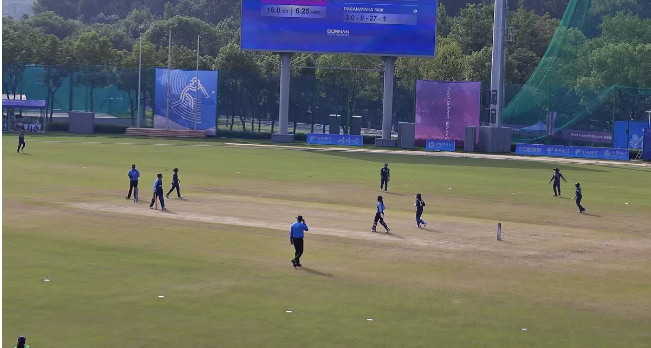 Asian Games 2023 Live Updates: India Sets a Target of 117 Runs Against Sri Lanka. Asian Games 2023 Live Updates: India Sets a Target of 117 Runs Against Sri Lanka.