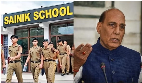 Sainik Schools: Approval Granted for the Establishment of 23 New Sainik Schools Across the Country, as Announced by Defense Minister Rajnath Singh.