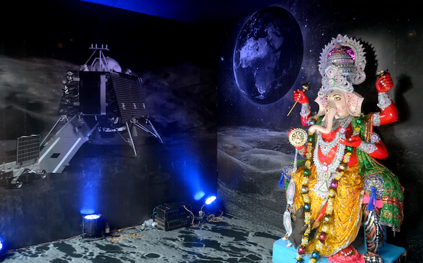 Ganesh Chaturthi 2023: Unique Theme-Based Pandals Created for Bappa.