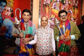 Bhabiji Ghar Par Hain Aasif Sheikh and Rohitashv Gour participated in Luv Kush Ramlila at Red Fort express Joy Bhabiji Ghar Par Hain Aasif Sheikh and Rohitashv Gour participated in Luv Kush Ramlila at Red Fort express Joy