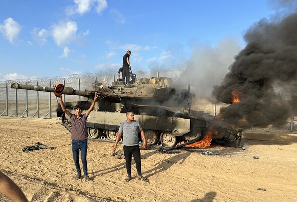 In a shocking development, Hamas militants from Gaza launched a surprise attack at dawn on Saturday, resulting in the tragic loss of at least 22 Israeli lives. In a shocking development, Hamas militants from Gaza launched a surprise attack at dawn on Saturday, resulting in the tragic loss of at least 22 Israeli lives.