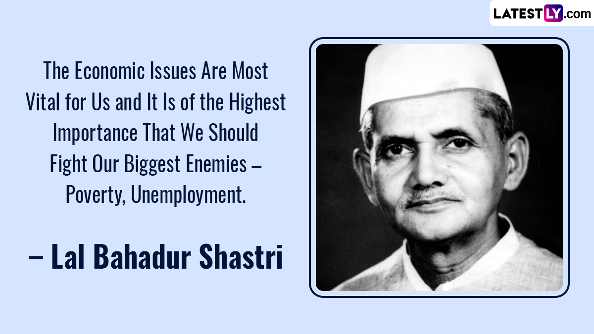 October 2nd marks the birth anniversary of Lal Bahadur Shastri, a prominent figure in India’s struggle for independence alongside Mahatma Gandhi.