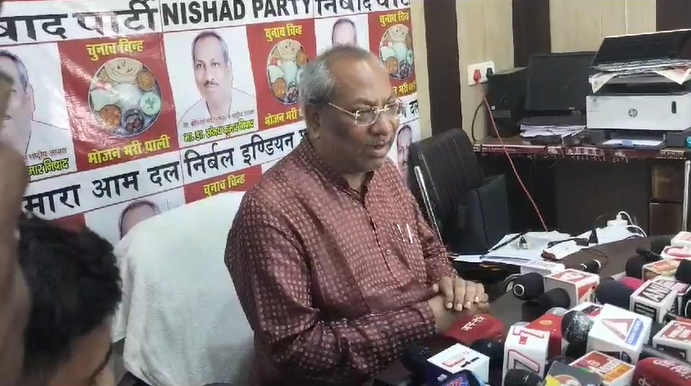 Nishad Community Concerns: Demand for Improvement in Reservation Promises in UP Minister Sanjay Nishad’s Press Conference.