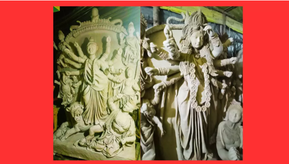 Navratri Special 2023: After 22 years, ‘Goddess Navdurga’ to be adorned during Navratri again, idol being installed at Gorakhpur Railway Station.