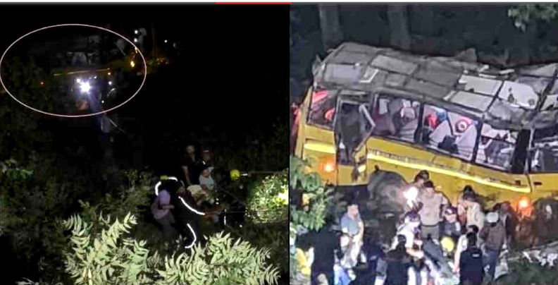 Bus Plunge in Uttarakhand: 7 Dead, 26 Injured in Tragic Accident.