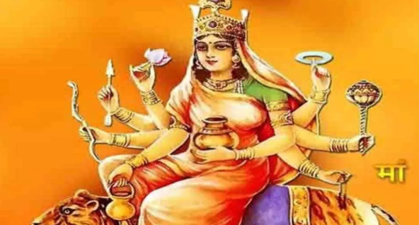 Durga Puja 2023 : On the fourth day of Navratri, worship Goddess Kushmanda with this method to overcome all obstacles.