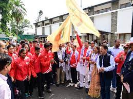 CM Dhami sends off 240-member Uttarakhand team for Goa National Games CM Dhami sends off 240-member Uttarakhand team for Goa National Games