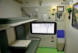 The first look of the sleeper version of the country’s first semi-high speed train Vande Bharat Express