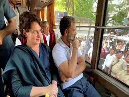 Bus yatra  by Rahul, Priyanka to launch campaign in poll-bound Telangana.