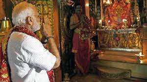 Prime Minister Modi offered prayers at Ambaji temple in Gujarat Prime Minister Modi offered prayers at Ambaji temple in Gujarat