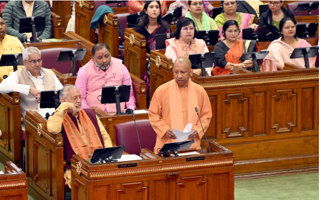 Lucknow – On the first day of the winter session of the Legislative Assembly.