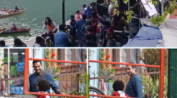 Abhay Deol in Nainital: Abhay Deol arrived to shoot for ‘Ban Tikki’ and filmed scenes along the lakeside. Abhay Deol in Nainital: Abhay Deol arrived to shoot for ‘Ban Tikki’ and filmed scenes along the lakeside.