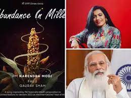 Song written in collaboration with Prime Minister Modi on the benefits of coarse grains nominated for Grammy