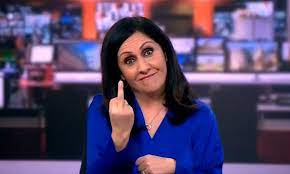 BBC anchor made obscene gesture on live TV, after creating ruckus she said – it was a personal joke