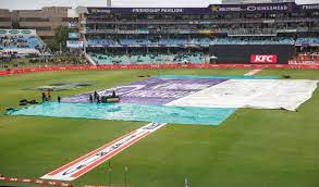 The first T20 between India and South Africa was washed out due to rain.