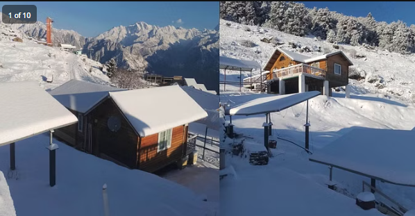 Uttarakhand News: Snowfall in all four Dhams – Beautiful snowy landscapes that cannot be missed. Plans can be made for Christmas and New Year amidst the enchanting snowy valleys.