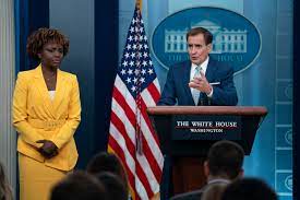 US national security spokesperson John Kirby said at a press conference at the White House here