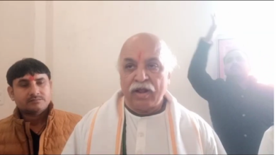 In Oraiya, Dr. Praveen Togadia, founder president of National Bajrang Dal, stated that global respect for Hindus has increased, with the center being the Ram Mandir.