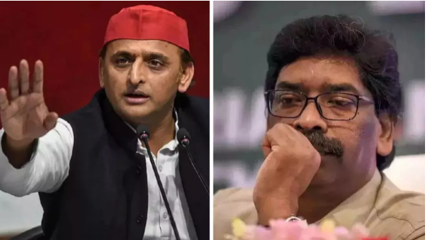 Jharkhand: On Thursday, Akhilesh wrote on the social media platform, “Jharkhand will not bow down.” However, the arrest of Hemant Soren has sparked anger in Akhilesh Yadav.