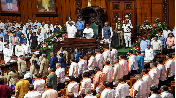 Karnataka: Intense debate in the Karnataka Legislative Assembly over BJP’s claims of ‘Ram Mandir as our issue