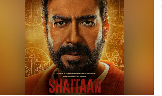 The first look of Bollywood actor Ajay Devgan’s upcoming film “Shaitaan” has been unveiled to the audience.