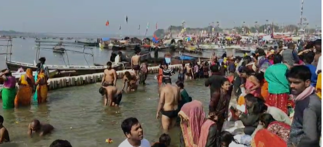 Prayagraj: Fifth bathing ritual of Magh Mela, strict arrangements on Maghi Purnima. Smooth travel with traffic advisory.