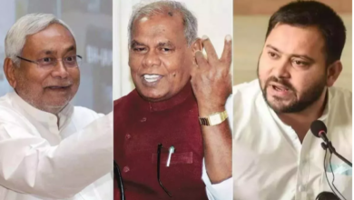 Bihar Politics: Following the liquor ban, Manjhi targets Tejashwi Yadav, raising tensions amid the Jan Vishwas Yatra’s advancement and RJD’s surge.