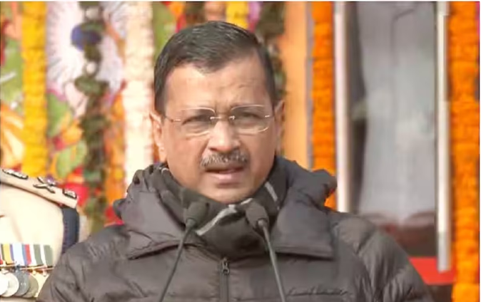 Arvind Kejriwal, addressing a public gathering in Delhi, praised the inauguration ceremony of the Ram Mandir in Ayodhya