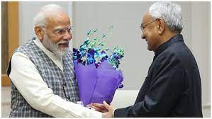 Nitish Kumar met Modi,