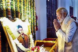 Prime Minister Modi paid tribute to Savarkar on his death anniversary