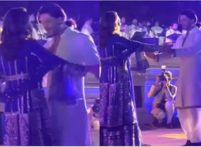 At Anant and Radhika’s pre-wedding event, Shahrukh and Gauri danced as the ‘brave couple.’