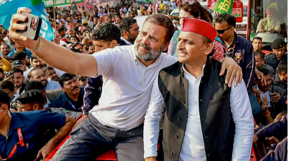 Before the Lok Sabha elections, Samajwadi Party President Akhilesh Yadav did not attend the culmination program of Rahul Gandhi’s ‘Bharat Jodo Nyay Yatra’ in Mumbai on Sunday.