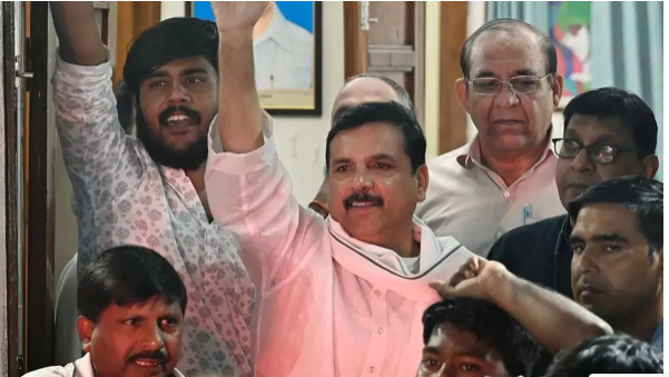 Sanjay Singh was granted permission to take oath as a member of the Rajya Sabha, the upper house of the Indian Parliament, by the court, which ordered the jail authorities.