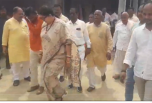 Photo of Central Minister and Member of Parliament from Amethi, Smriti Irani, visited the village of Ghoraha,