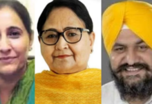 Photo of Punjab: BJP has fielded candidates for three seats, giving a ticket to the wife of Union Minister Somaprasad from Hoshiarpur.